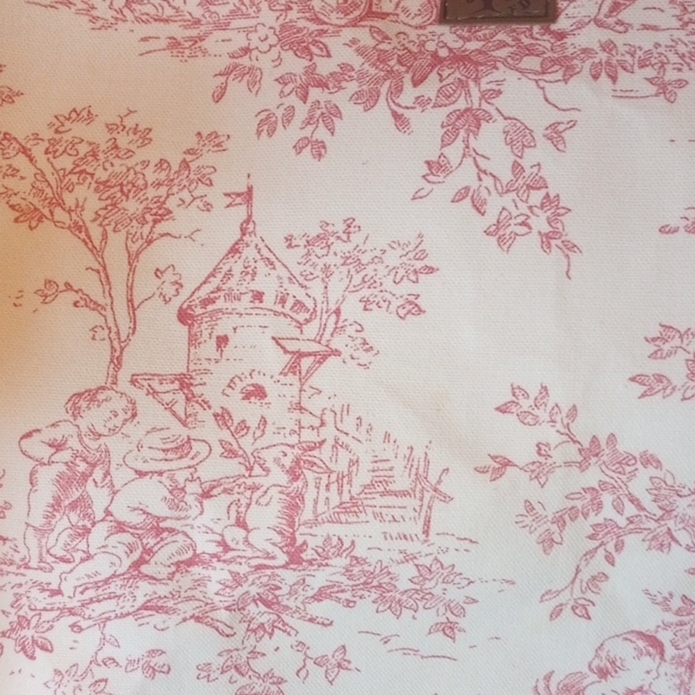 Retro/Vintage Style Medium Toile Tote/Bag - Picture 4 of 7